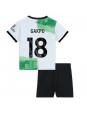 Liverpool Cody Gakpo #18 Venkovní dres pro děti 2023-24 Krátký Rukáv (+ trenýrky)